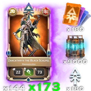 Zancathryx the Black Scalpel Large Bundle