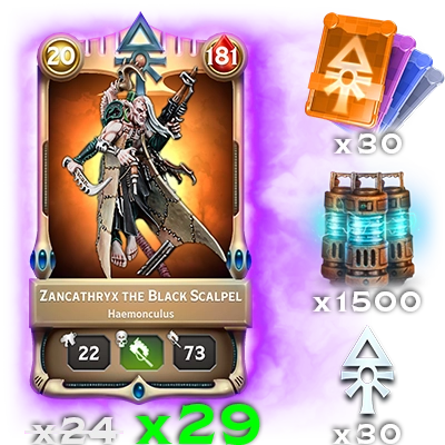 Zancathryx the Black Scalpel Small Bundle