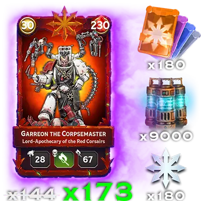 Garreon the Corpsemaster Large Bundle