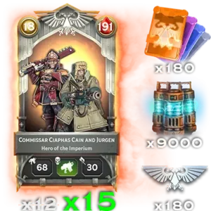 Commissar Ciaphas Cain and Jurgen Large Bundle