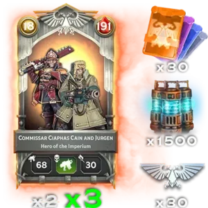 Commissar Ciaphas Cain and Jurgen Small Bundle